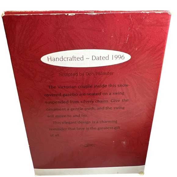 Hallmark Keepsake 1996 Ornament Our Christmas Together Gazebo Collection - Picture 7 of 7